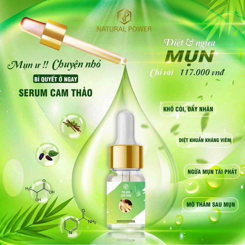 serum diệt và trị mụn